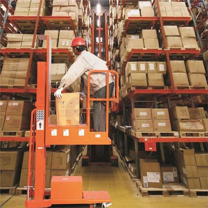 Electric Order Picker For Warehouse