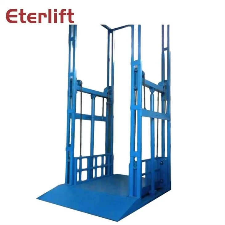 Guide Rail Type Lift Freight Elevator
