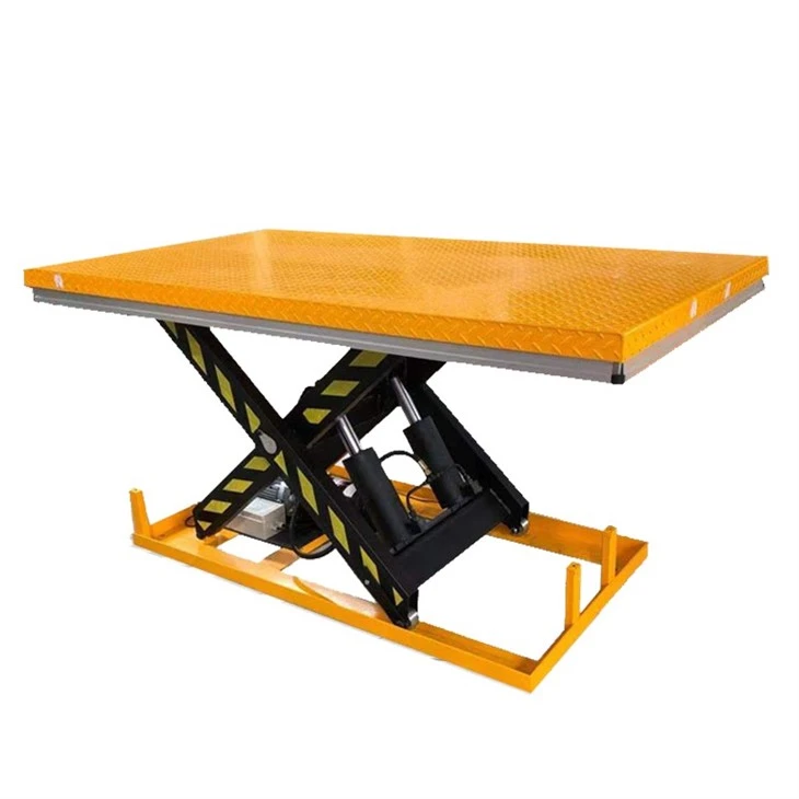 Fixed Scissor Lift With A Rotating Tabletop factory