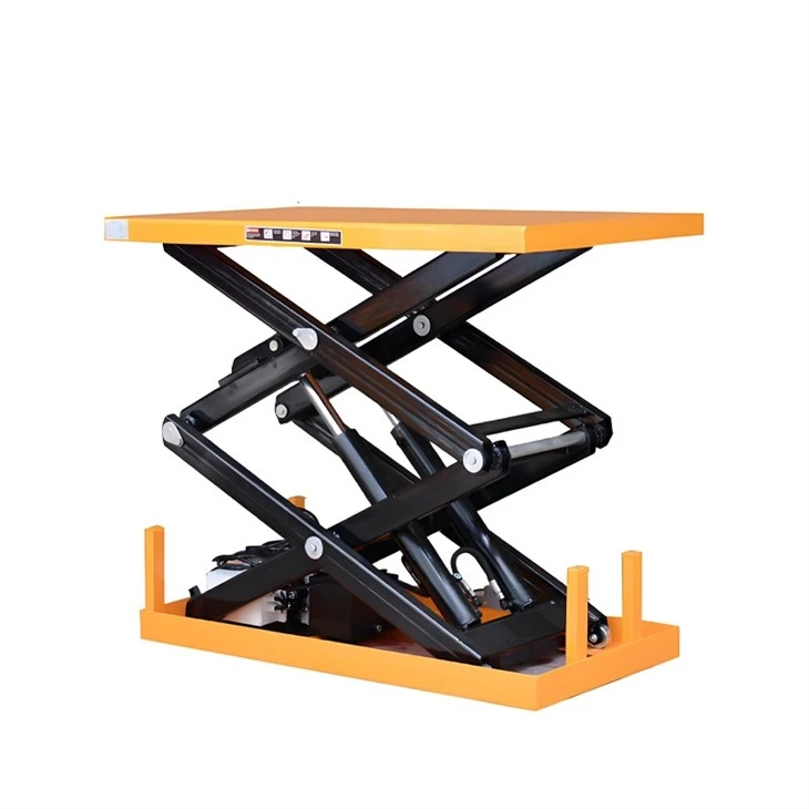 Fixed Scissor Lift With A Rotating Tabletop high quality